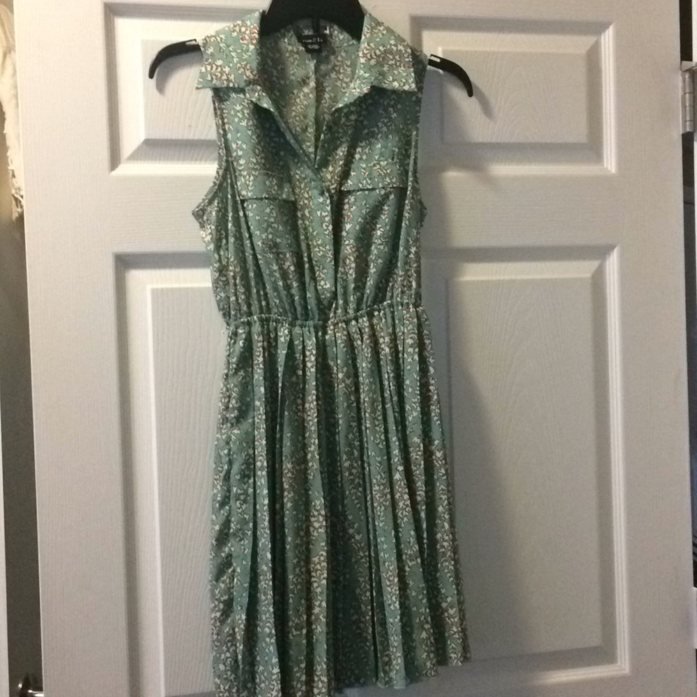 Flower printed dress